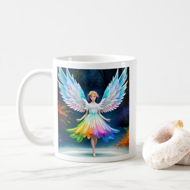 Beautiful Angel Wings Art-35444 Kaffeetasse (Mit Donut)