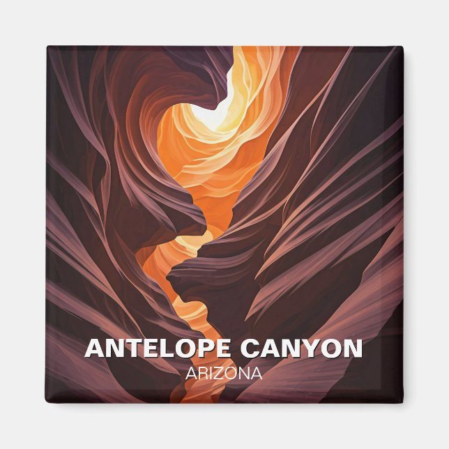 Beautiful Antelope Canyon Navajo Nation Magnet (Vorne)