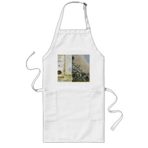 Beautiful apron with French design Lange Schürze