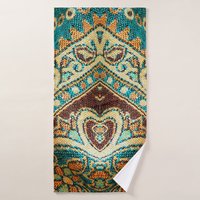 Beautiful, arab, arabic, arabian, arabesque fabric badehandtuch (Badehandtuch)