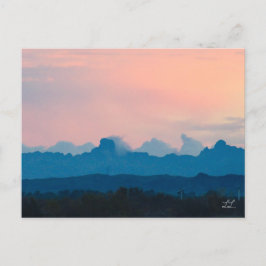 Beautiful Arizona Sunrise Feiertagspostkarte