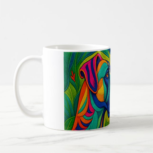 Beautiful Artwork of a Majestic Great Dane Kaffeetasse (Links)