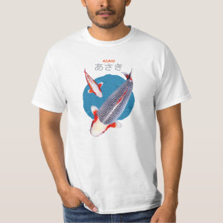 Beautiful Asagi Koi Fish T - Shirt - Elegant
