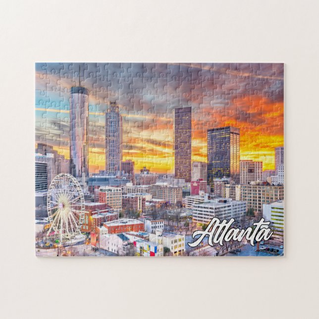 Beautiful Atlanta, Georgia, Vereinigte Staaten Puzzle (Horizontal)