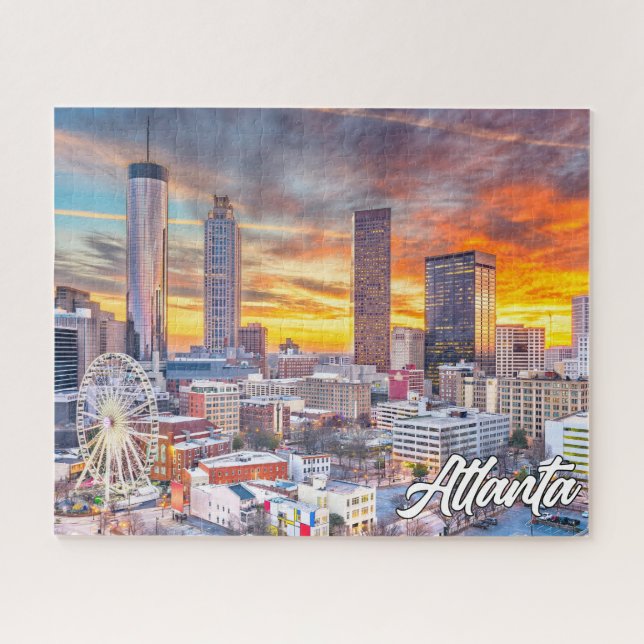 Beautiful Atlanta, Georgia, Vereinigte Staaten Puzzle (Horizontal)