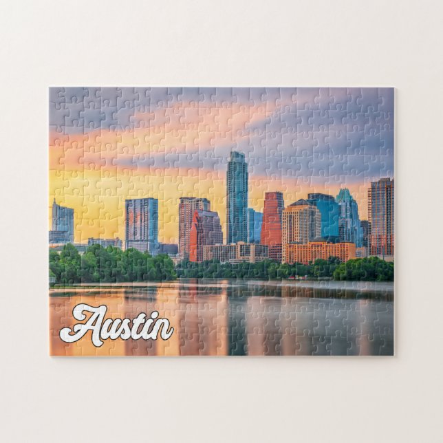 Beautiful Austin, Texas, Vereinigte Staaten Puzzle (Horizontal)