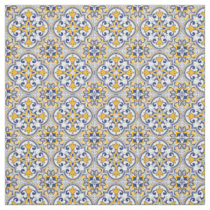💙 💛 Beautiful Azulejos Fabric Stoff