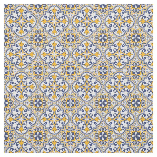 💙 💛 Beautiful Azulejos Fabric Stoff (Muster)