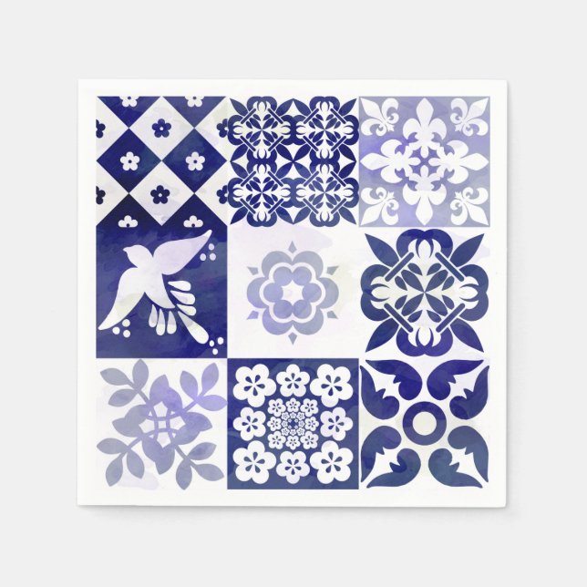 Beautiful Azulejos Napkin Serviette (Vorderseite)