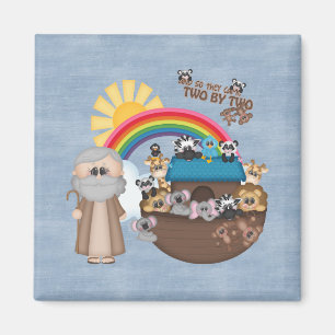 Beautiful Baby Noah's Ark Magnet
