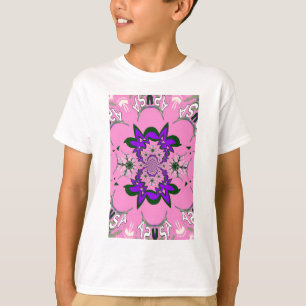 Beautiful Baby Pink Lila Shade Motif Art T-Shirt