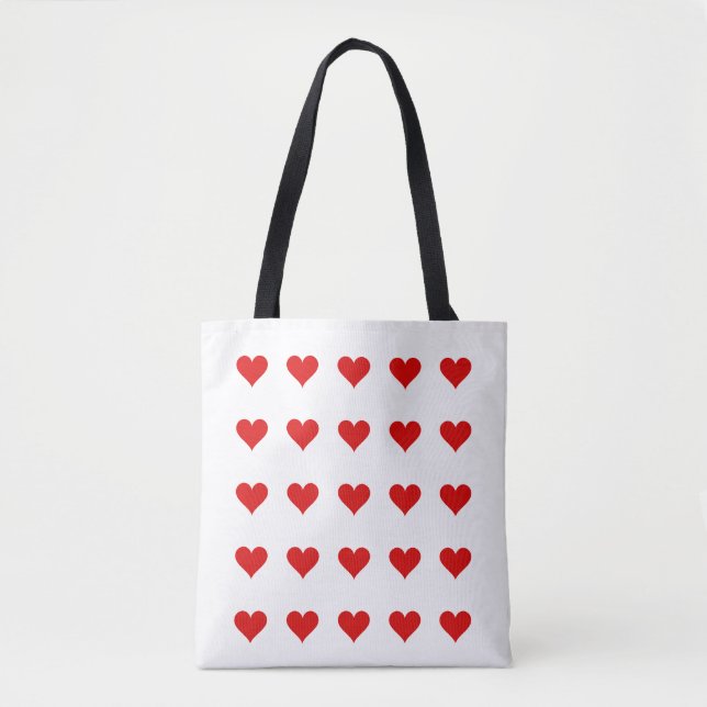 Beautiful bag with hearts and love (Vorderseite)