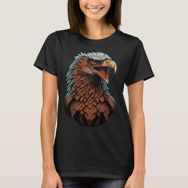 Beautiful Bald Eagle Bird Animal T-Shirt (Vorderseite)