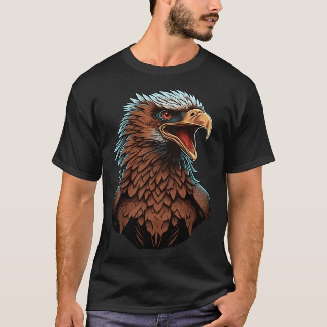 Beautiful Bald Eagle Bird Animal T-Shirt (Vorderseite)