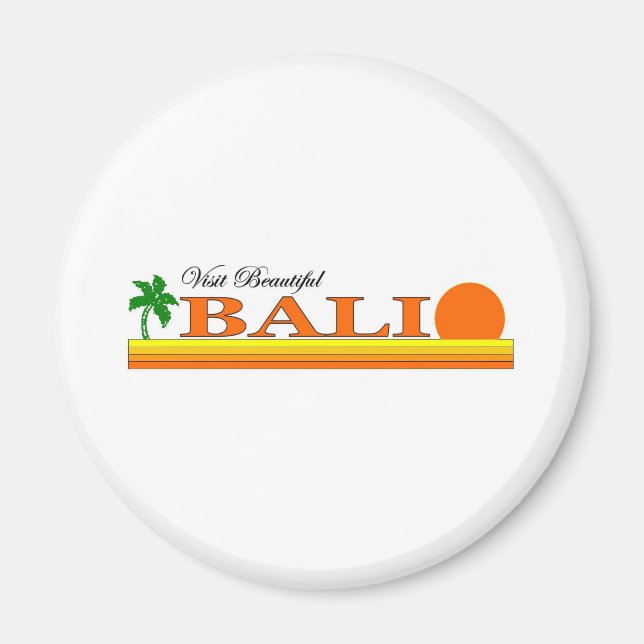 Beautiful Bali, Indonesien Magnet (Vorne)