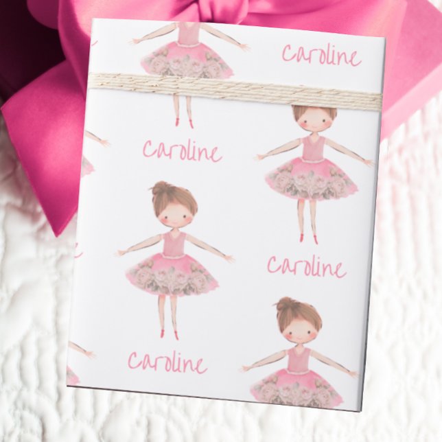 Beautiful Ballet Dancer Custom Geschenkpapier (Von Creator hochgeladen)