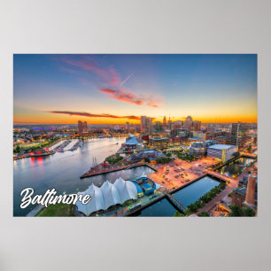 Beautiful Baltimore, Maryland, Vereinigte Staaten Poster