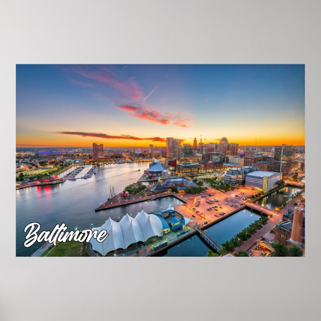 Beautiful Baltimore, Maryland, Vereinigte Staaten Poster (Vorne)