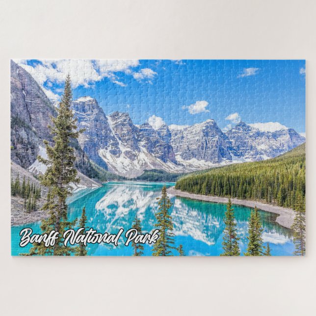 Beautiful Banff National Park, Alberta, Kanada Puzzle (Horizontal)