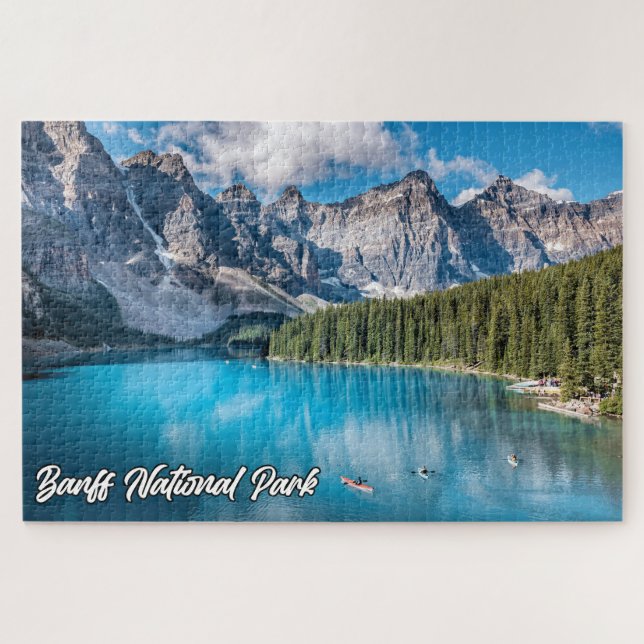 Beautiful Banff National Park, Alberta, Kanada Puzzle (Horizontal)