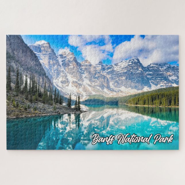 Beautiful Banff National Park, Alberta, Kanada Puzzle (Horizontal)