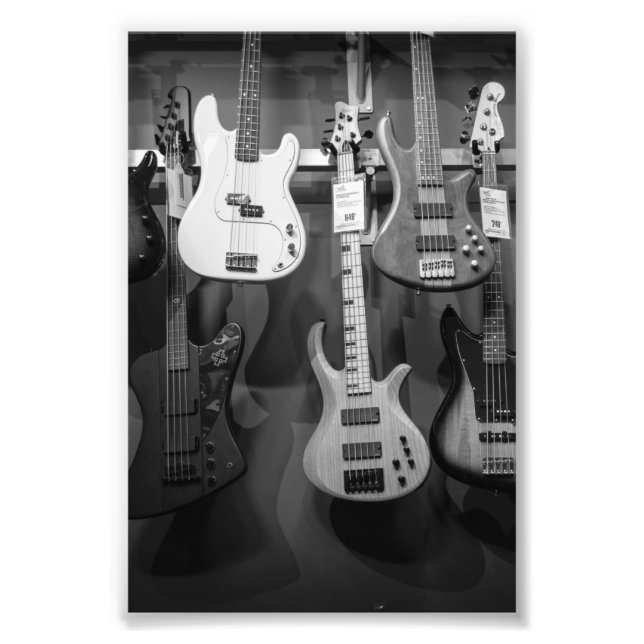 Beautiful Bass Guitar Fotodruck (Vorne)