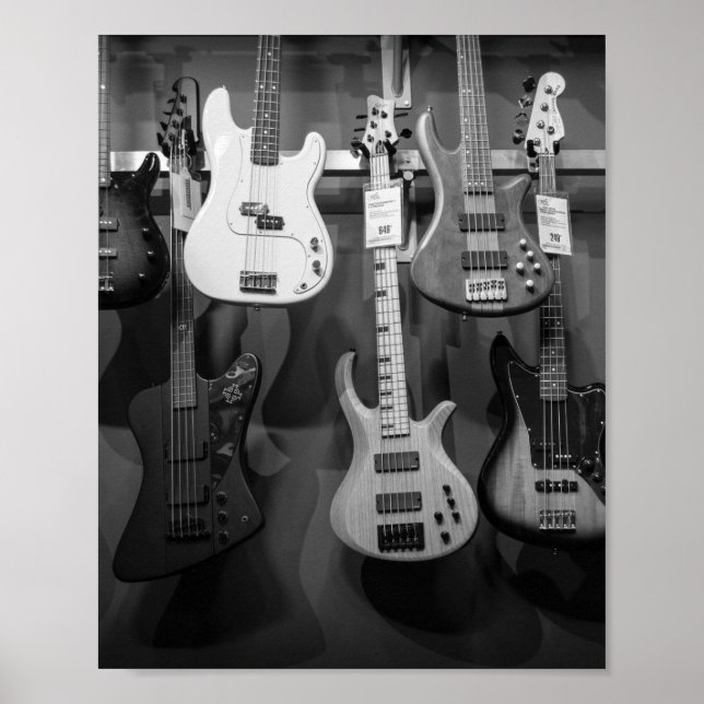 Beautiful Bass Guitar Poster (Vorne)