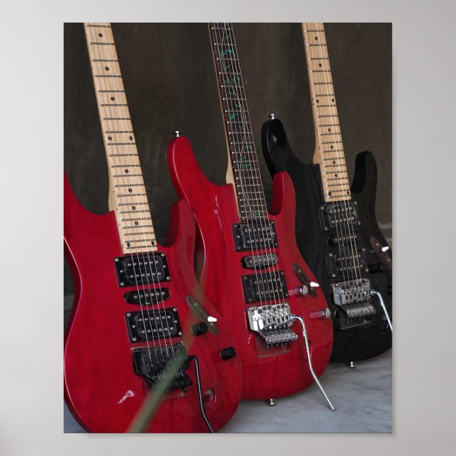 Beautiful Bass Guitar Poster (Vorne)