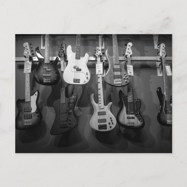 Beautiful Bass Guitar Postkarte (Vorderseite)