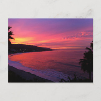 Beautiful Beach Sunrise Postcard Postkarte
