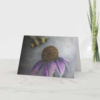 Beautiful Bee Greeting Card Artist Alison Galvan Karte