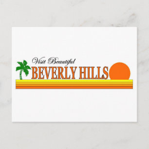 Beautiful Beverly Hills, Kalifornien Postkarte