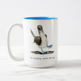 Beautiful Bird Affirmations Zwei-Tone-Kaffee-Tasse Zweifarbige Tasse