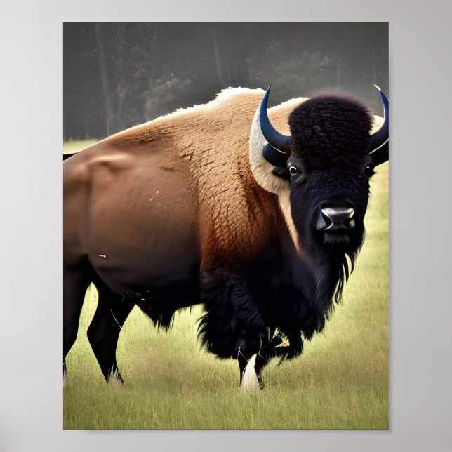 Beautiful Bison Poster (Vorne)