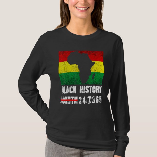 Beautiful Black History Month 247365 We Are All Hu T-Shirt (Vorderseite)