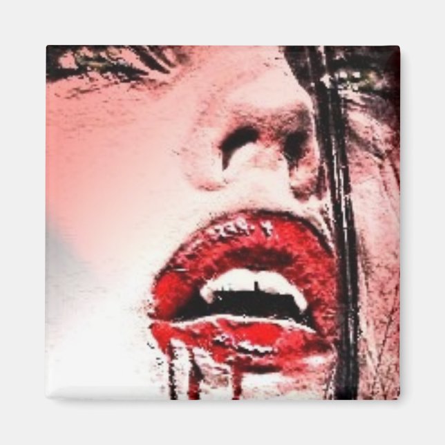 Beautiful Bloody Vampire Magnet (Vorne)