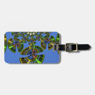 Beautiful Blue African Traditional Ethnic Vector Gepäckanhänger