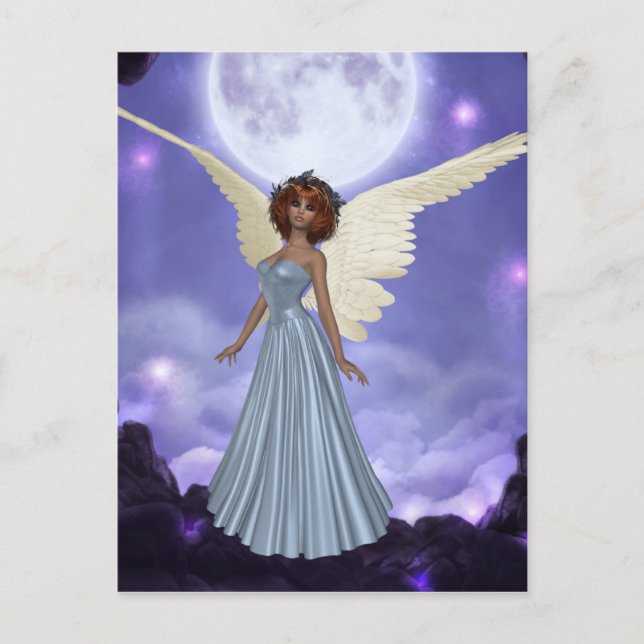 Beautiful Blue Angel Postcard Postkarte (Vorderseite)