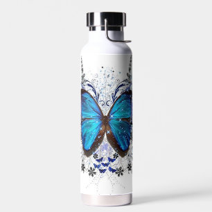 Beautiful Blue Butterfly Trinkflasche
