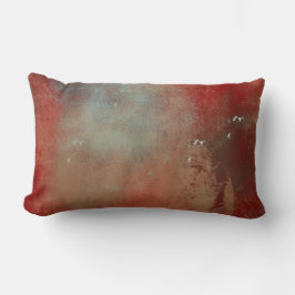 Beautiful Blue Gold Red Art Lendenkissen