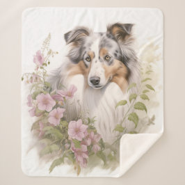 Beautiful Blue Merle Sheltie Sherpadecke
