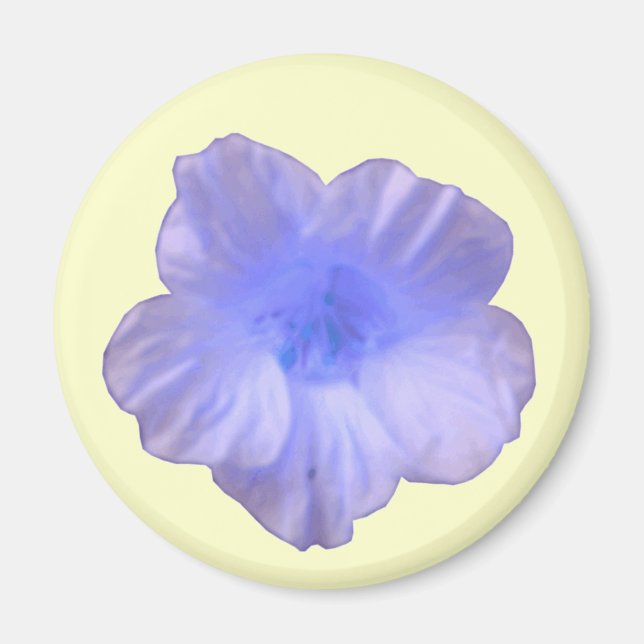 Beautiful Blue Nasturtium Magnet (Vorne)