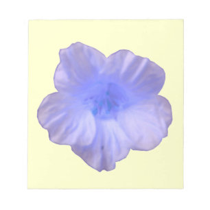 Beautiful Blue Nasturtium Notepad Notizblock