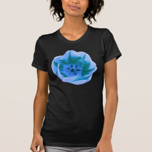 Beautiful Blue Tulip Ladys T Shirt