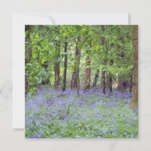Beautiful Bluebell Wood Karte