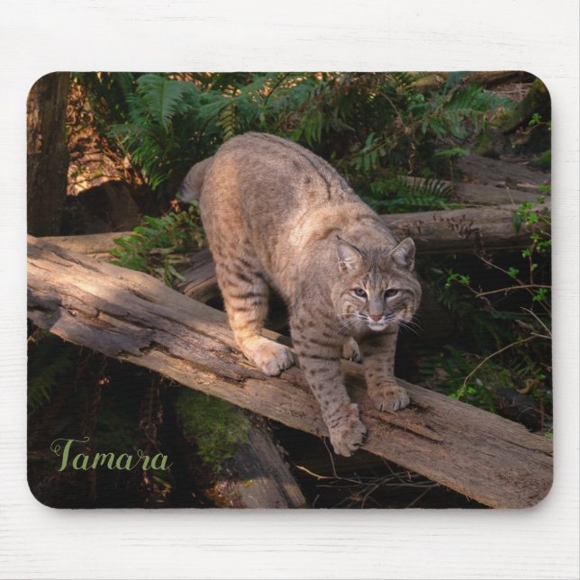 Beautiful Bobcat Wildlife Lover Custom Mousepad (Vorne)