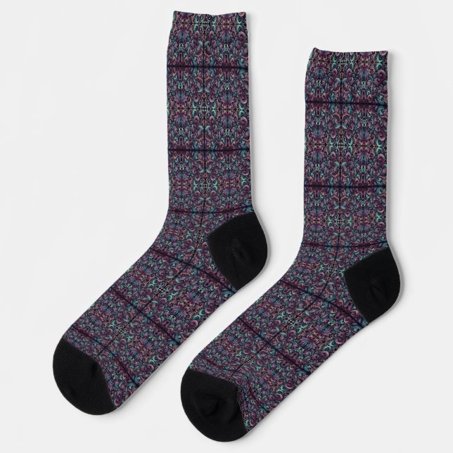 Beautiful Bohemian Dorothy - Crew Socks Socken (Linkes Detail)