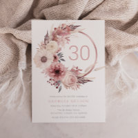 Beautiful Boho Blush 30. Geburtstag Party