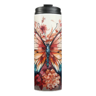 Beautiful Boho Butterfly Thermosbecher