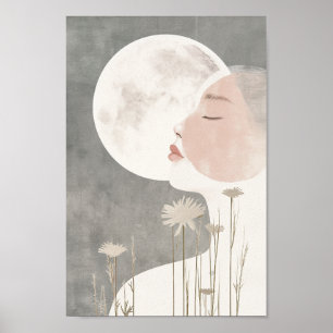 Beautiful Boho Frau Poster